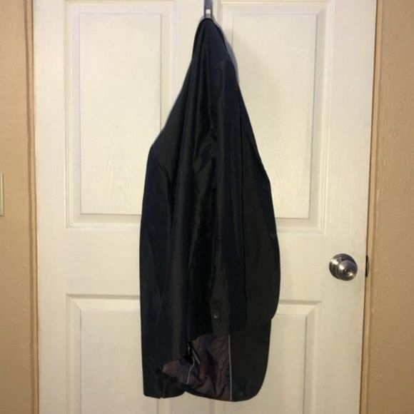 Kenneth Cole Men Black Blazer Black Cotton - Picture 10 of 14